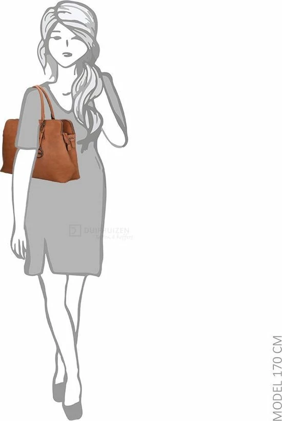 Beste Verkoop 🤩 Goedkoopste ⌛ Charm London Bromley Schoudertas / Laptoptas - 15,6 Inch - Cognac 🤩 ❤️ 2 Beste Verkoop 🤩 Goedkoopste ⌛ Charm London Bromley Schoudertas / Laptoptas - 15,6 Inch - Cognac 🤩 ❤️ - Afbeelding 2