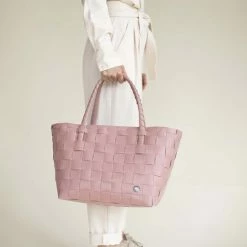 Beste deal 🧨 Coupon 💯 Handed By Paris - Shopper / Tas - Roze 💯 ❤️ -Tassen-dames Verkoop 550x825 37