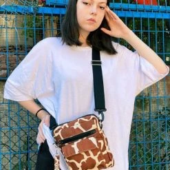 Gloednieuw 🔔 Beste deal 👏 Ohana Classic Bag - Giraf Version - Limited - Schoudertas 🛒 💯 -Tassen-dames Verkoop 550x825 57