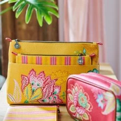 Gloednieuw 👏 Beste recensies van 🔥 Pip Studio Combi Make-up Tasjes - Geel - Jambo Flower ✔️ ✨ -Tassen-dames Verkoop 550x825 6