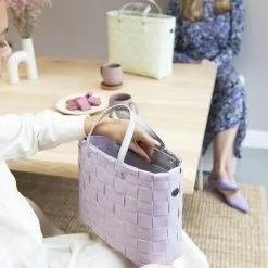 Groothandel 😉 Beste recensies van 🛒 Handed By Petite - Shopper / Handtas - Lila 🔔 🔔 -Tassen-dames Verkoop 550x825 90