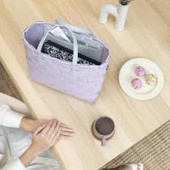 Groothandel 😉 Beste recensies van 🛒 Handed By Petite - Shopper / Handtas - Lila 🔔 🔔 -Tassen-dames Verkoop 550x825 91