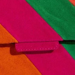 Beste Pirce 😉 Goedkoop 🌟 Merkloos Rainbow Schoudertas - Suede - Echt Leer - Groot 😉 😀 -Tassen-dames Verkoop 550x828 3