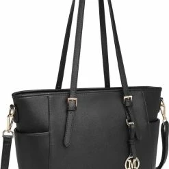 Beste deal 🎉 Aanbiedingen 👏 Miss Lulu Dames Schoudertas - Handtas - Laptoptas 13.3" – Zwart (LM1642 BK) 🧨 🤩 -Tassen-dames Verkoop 550x828 9