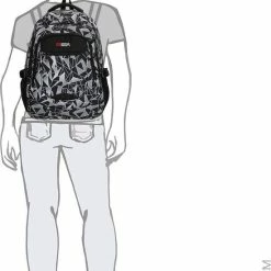 Kopen 😀 Aanbiedingen 🧨 Enrico Benetti Santa Cruz 62038 Laptoprugzak 17" - Zwart/Grijs 😀 🌟 -Tassen-dames Verkoop 550x829 3