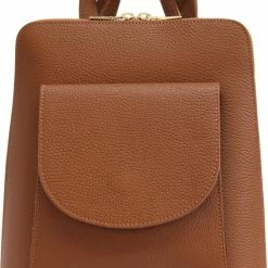 Begroting 👏 Top 10 👍 AmbraModa Italiaans Echt Leren Rugzak Schoudertas 2 In 1 GL020 Cognac 🧨 🥰 -Tassen-dames Verkoop 550x829 4