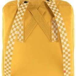 Flash-uitverkoop 😍 Beste recensies van 😀 Fjallraven Kånken Rugzak 16 Liter - Ochre-Chess Pattern 👏 👏 -Tassen-dames Verkoop 550x839